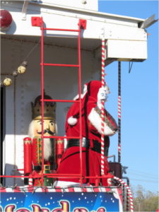 Santa pays a visit to Wylie, TX, in 2012 on the Holiday Express. - Photo courtesy John Morris
